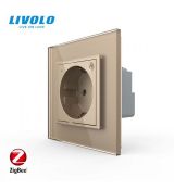 LIVOLO ZigBee zásuvka EU - zlatá VL-C7C1Z-13