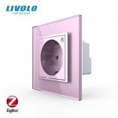 LIVOLO ZigBee zásuvka EU - ružová VL-C7C1Z-17