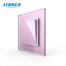 LIVOLO VL-C7K1-17 mechanický vypínač č.1 - ružový