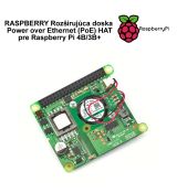 RASPBERRY Rozširujúca doska Power over Ethernet (PoE) HAT pre Raspberry Pi 4B/3B+