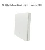 RF 433MHz Bezdrôtový batériový ovládač 1CH Microspínač