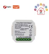 Mini ZigBee vypínač "bez nuly" - 2CH