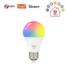ZigBee stmievateľná RGB LED žiarovka 9W