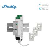 Shelly Pro 3EM, merač spotreby - 120A, WiFi, LAN, BT