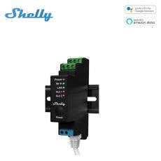 Shelly PRO 2PM WiFi + Ethernet 2-gangový inteligentný reléový spínač s meračom výkonu a roletovým režimom