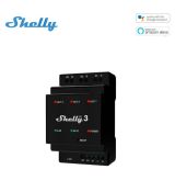 Shelly PRO 3 WiFi + Ethernet 3-gangový inteligentný reléový prepínač s podporou na DIN lištu