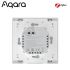 AQARA Inteligentný nástenný vypínač H1 EU (bez neutrálu, 1kanálový)