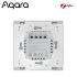 AQARA Inteligentný nástenný vypínač H1 EU (s neutrálom, 2kanálový)