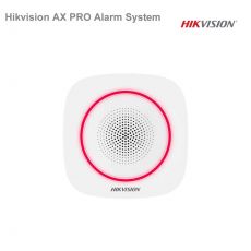 Hikvision DS-PS1-I-WE bezdrôtová vnútorná siréna AX PRO červená