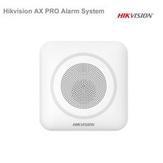Hikvision DS-PS1-II-WE - bezdrôtová vnútorná siréna s mikrofónom - AX PRO červená