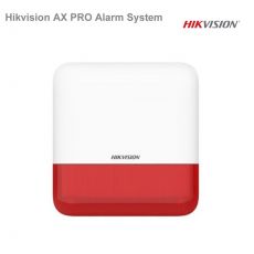 Hikvision DS-PS1-E-WE bezdrôtová vonkajšia siréna AX PRO červená