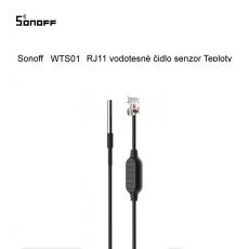 Sonoff WTS01 RJ11 vodotesné čidlo senzor