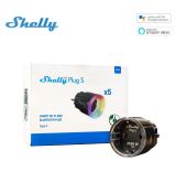 Shelly Plus Plug S, zásuvka s meraním spotreby, WiFi 5ks balenie ČIERNA