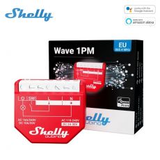 Shelly Qubino Wave 1PM Inteligentné relé s 1-kanálovým meračom výkonu s protokolom Z-Wave