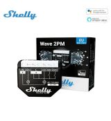 Shelly Qubino Wave 2PM Inteligentné relé  s 2-kanálovým meračom výkonu s protokolom Z-Wave