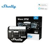 Shelly Qubino Wave 2PM Inteligentné relé s 2-kanálovým meračom výkonu s protokolom Z-Wave
